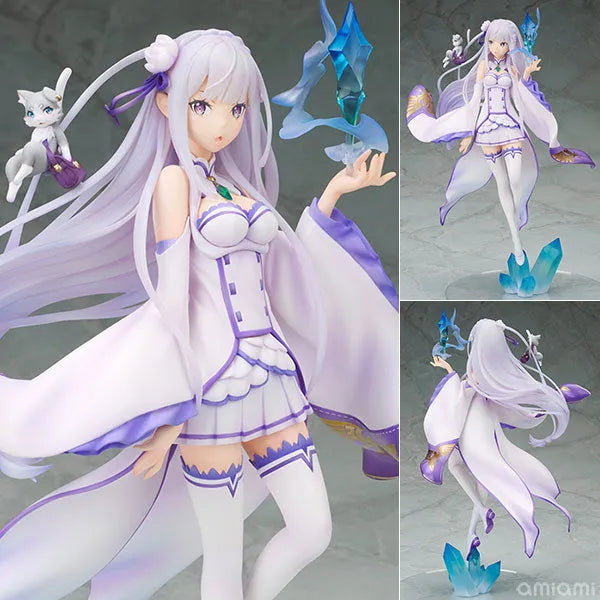 Re:Zero kara Hajimeru Isekai Seikatsu - Emilia - Puck - 1/8 (Alpha x Omega)ㅤ – Alpha x Omega – ActionFigureBrasil