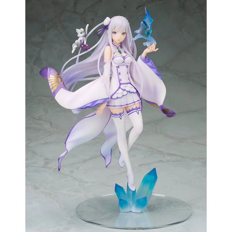 Re:Zero kara Hajimeru Isekai Seikatsu - Emilia - Puck - 1/8 (Alpha x Omega)ㅤ – Alpha x Omega – ActionFigureBrasil