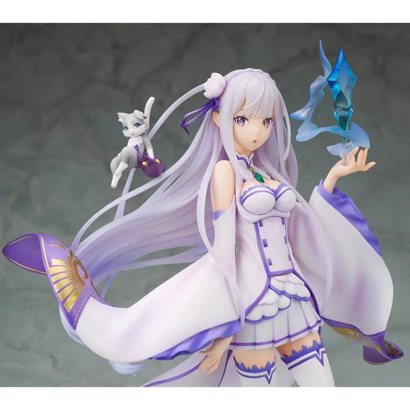Re:Zero kara Hajimeru Isekai Seikatsu - Emilia - Puck - 1/8 (Alpha x Omega)ㅤ – Alpha x Omega – ActionFigureBrasil