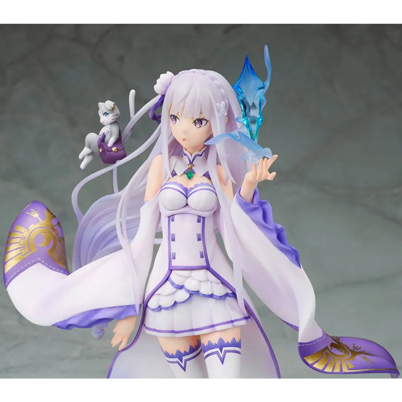 Re:Zero kara Hajimeru Isekai Seikatsu - Emilia - Puck - 1/8 (Alpha x Omega)ㅤ – Alpha x Omega – ActionFigureBrasil