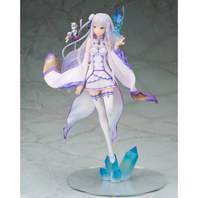 Re:Zero kara Hajimeru Isekai Seikatsu - Emilia - Puck - 1/8 (Alpha x Omega)ㅤ – Alpha x Omega – ActionFigureBrasil
