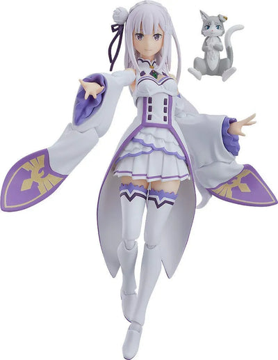 Re:Zero kara Hajimeru Isekai Seikatsu - Emilia - Puck - Figma #419 (Max Factory)ㅤ – Max Factory – ActionFigureBrasil