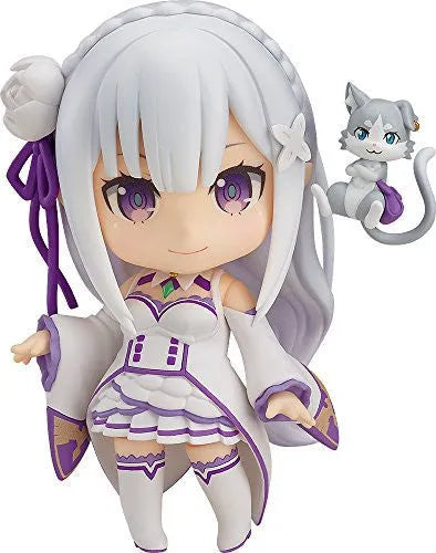 Re:Zero kara Hajimeru Isekai Seikatsu - Emilia - Puck - Nendoroid #751 (Good Smile Company)ㅤ – Good Smile Company – ActionFigureBrasil
