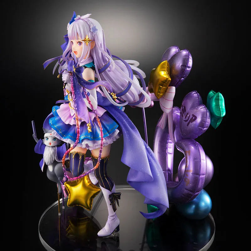 Re:Zero kara Hajimeru Isekai Seikatsu - Emilia - Puck - Shibuya Scramble Figure - 1/7 - Idol Ver (eStream)ㅤ – eStream – ActionFigureBrasil