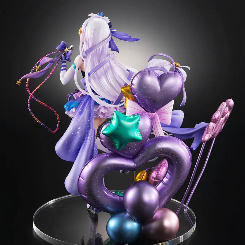 Re:Zero kara Hajimeru Isekai Seikatsu - Emilia - Puck - Shibuya Scramble Figure - 1/7 - Idol Ver (eStream)ㅤ – eStream – ActionFigureBrasil