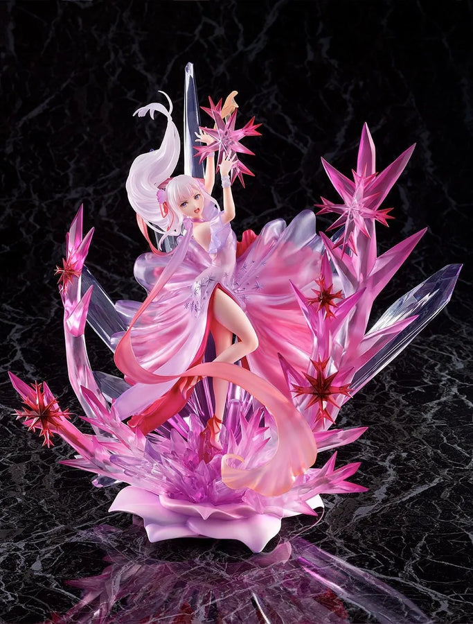 Re:Zero kara Hajimeru Isekai Seikatsu - Emilia - Shibuya Scramble Figure - 1/7 - Hyouketsu no Emilia, Crystal Dress Ver. (Alpha Satellite) [Shop Exclusive]ㅤ – Alpha Satellite,eStream – ActionFigureBrasil