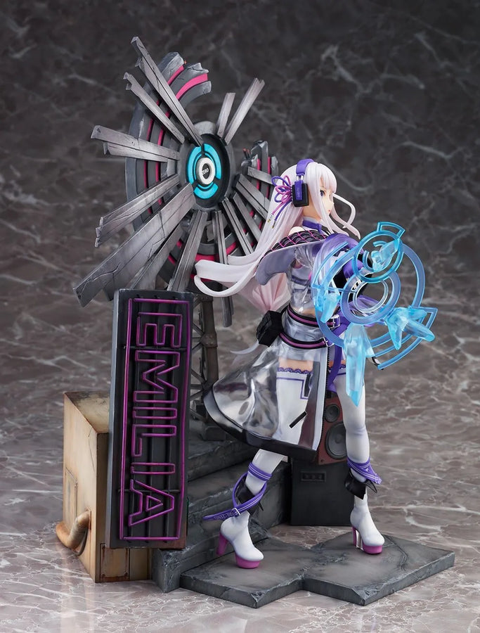 Re:Zero kara Hajimeru Isekai Seikatsu - Emilia - Shibuya Scramble Figure - 1/7 - Neon City Ver. (Alpha Satellite, eStream)ㅤ – Alpha Satellite – ActionFigureBrasil