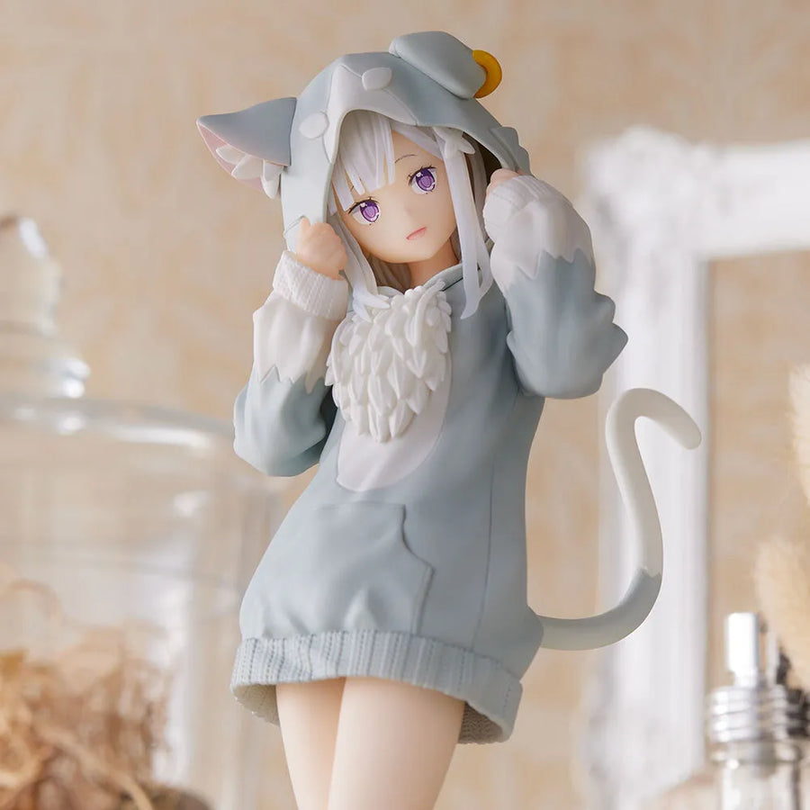 Re:Zero kara Hajimeru Isekai Seikatsu - Emilia - SPM Figure - Dai Seirei Puck (SEGA)ㅤ – SEGA – ActionFigureBrasil