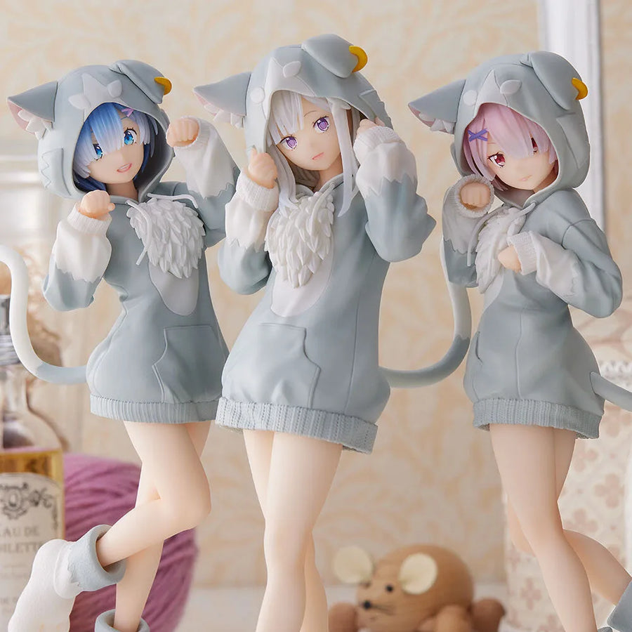 Re:Zero kara Hajimeru Isekai Seikatsu - Emilia - SPM Figure - Dai Seirei Puck (SEGA)ㅤ – SEGA – ActionFigureBrasil