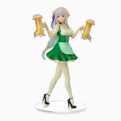 Re:Zero kara Hajimeru Isekai Seikatsu - Emilia - SPM Figure - Oktoberfest Ver. (SEGA)ㅤ – SEGA – ActionFigureBrasil — embalagem