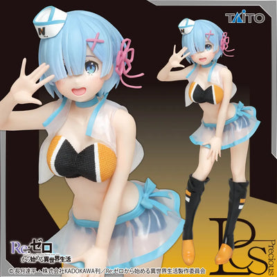 Re:Zero kara Hajimeru Isekai Seikatsu Memory Snow - Rem - Precious Figure - Original Campaign Girl ver. (Taito)ㅤ – Taito – ActionFigureBrasil — ângulo diferente