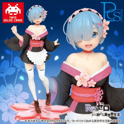 Re:Zero kara Hajimeru Isekai Seikatsu Memory Snow - Rem - Precious Figure - Original Sakura Image ver., Taito Online Crane Ver. (Taito)ㅤ – Taito – ActionFigureBrasil