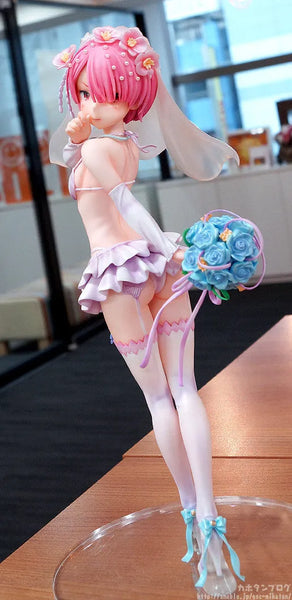 Re:Zero kara Hajimeru Isekai Seikatsu - Ram - 1/7 - Wedding Ver. - 2024 Re-release (Phat Company)ㅤ – Phat Company – ActionFigureBrasil — com base expositora