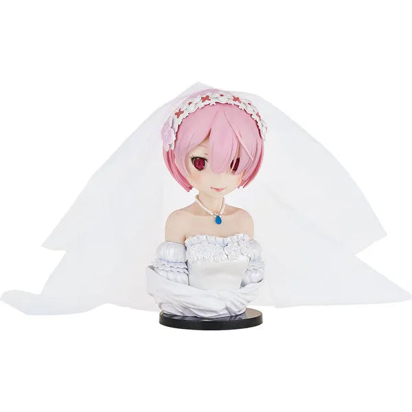 Re:Zero kara Hajimeru Isekai Seikatsu - Ram - ArtScale - Bust - Ichiban Kuji Re:Zero kara Hajimeru Isekai Seikatsu ~Hello Ama Happy Life!~ - Wedding Ver. - Last One Prize (Bandai Spirits)ㅤ – Bandai Spirits – ActionFigureBrasil