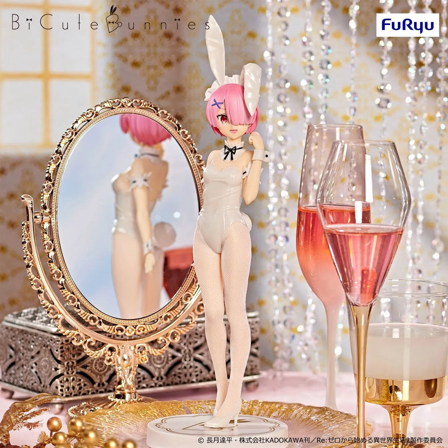 Re:Zero kara Hajimeru Isekai Seikatsu - Ram - BiCute Bunnies - White Pearl Color Ver. (FuRyu)ㅤ – FuRyu – ActionFigureBrasil