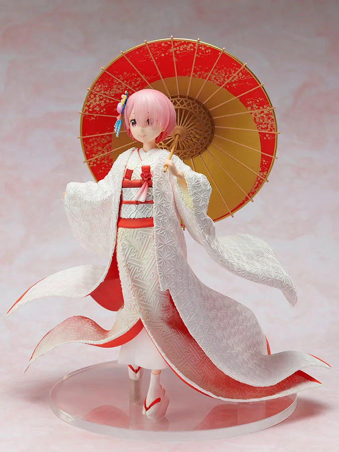 Re:Zero kara Hajimeru Isekai Seikatsu - Ram - F:Nex - 1/7 - Shiromuku - 2023 Re-release (FuRyu) [Shop Exclusive]ㅤ – FuRyu – ActionFigureBrasil