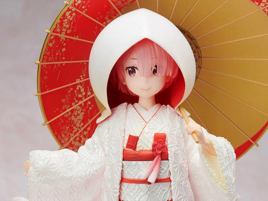 Re:Zero kara Hajimeru Isekai Seikatsu - Ram - F:Nex - 1/7 - Shiromuku - 2023 Re-release (FuRyu) [Shop Exclusive]ㅤ – FuRyu – ActionFigureBrasil