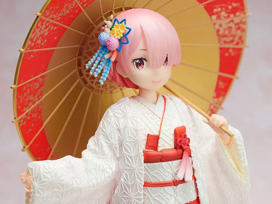 Re:Zero kara Hajimeru Isekai Seikatsu - Ram - F:Nex - 1/7 - Shiromuku - 2023 Re-release (FuRyu) [Shop Exclusive]ㅤ – FuRyu – ActionFigureBrasil