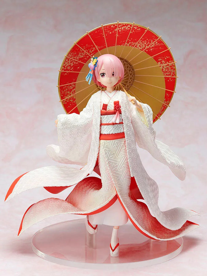 Re:Zero kara Hajimeru Isekai Seikatsu - Ram - F:Nex - 1/7 - Shiromuku - 2023 Re-release (FuRyu) [Shop Exclusive]ㅤ – FuRyu – ActionFigureBrasil