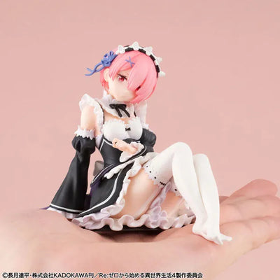 Re:Zero Kara Hajimeru Isekai Seikatsu - Ram - Melty Princess - Tenohira (MegaHouse)ㅤ – MegaHouse – ActionFigureBrasil — ângulo diferente