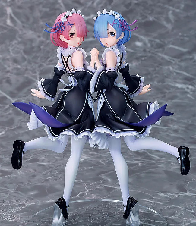 Re:Zero kara Hajimeru Isekai Seikatsu - Ram - Rem - 1/7 - Twins Ver. (Souyokusha, Good Smile Company)ㅤ – Good Smile Company – ActionFigureBrasil