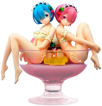 Re:Zero kara Hajimeru Isekai Seikatsu - Ram - Rem - Ichiban Kuji Re:Zero kara Hajimeru Isekai Seikatsu - Amaai Haru ga kita! Dore kara taberu? - Pudding à la Mode (Bandai Spirits)ㅤ – Bandai Spirits – ActionFigureBrasil