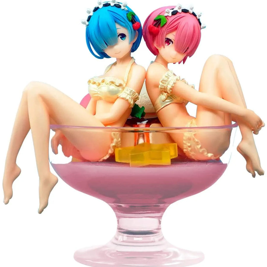 Re:Zero kara Hajimeru Isekai Seikatsu - Ram - Rem - Ichiban Kuji Re:Zero kara Hajimeru Isekai Seikatsu - Amaai Haru ga kita! Dore kara taberu? - Pudding à la Mode (Bandai Spirits)ㅤ – Bandai Spirits – ActionFigureBrasil