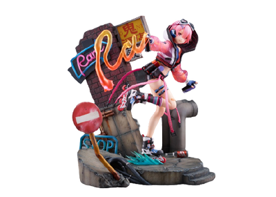 Re:Zero kara Hajimeru Isekai Seikatsu - Ram - Shibuya Scramble Figure - 1/7 - Neon City Ver. (Alpha Satellite) [Shop Exclusive]ㅤ – Alpha Satellite,eStream – ActionFigureBrasil