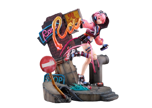 Re:Zero kara Hajimeru Isekai Seikatsu - Ram - Shibuya Scramble Figure - 1/7 - Neon City Ver. (Alpha Satellite) [Shop Exclusive]ㅤ – Alpha Satellite,eStream – ActionFigureBrasil
