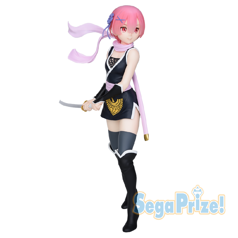 Re:Zero kara Hajimeru Isekai Seikatsu - Ram - SPM Figure - Kunoichi Ver. (SEGA)ㅤ – SEGA – ActionFigureBrasil