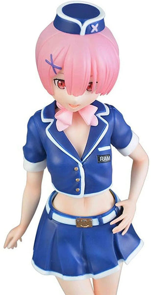 Re:Zero kara Hajimeru Isekai Seikatsu - Ram - SPM Figure - Lugnica AirLines e Youkoso! (SEGA)ㅤ – SEGA – ActionFigureBrasil — ângulo diferente