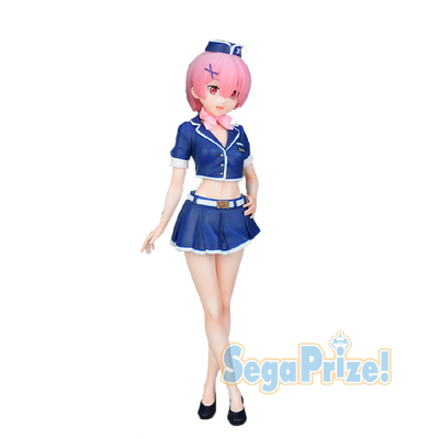 Re:Zero kara Hajimeru Isekai Seikatsu - Ram - SPM Figure - Welcome to Lugnica AirLines! (SEGA)ㅤ – SEGA – ActionFigureBrasil