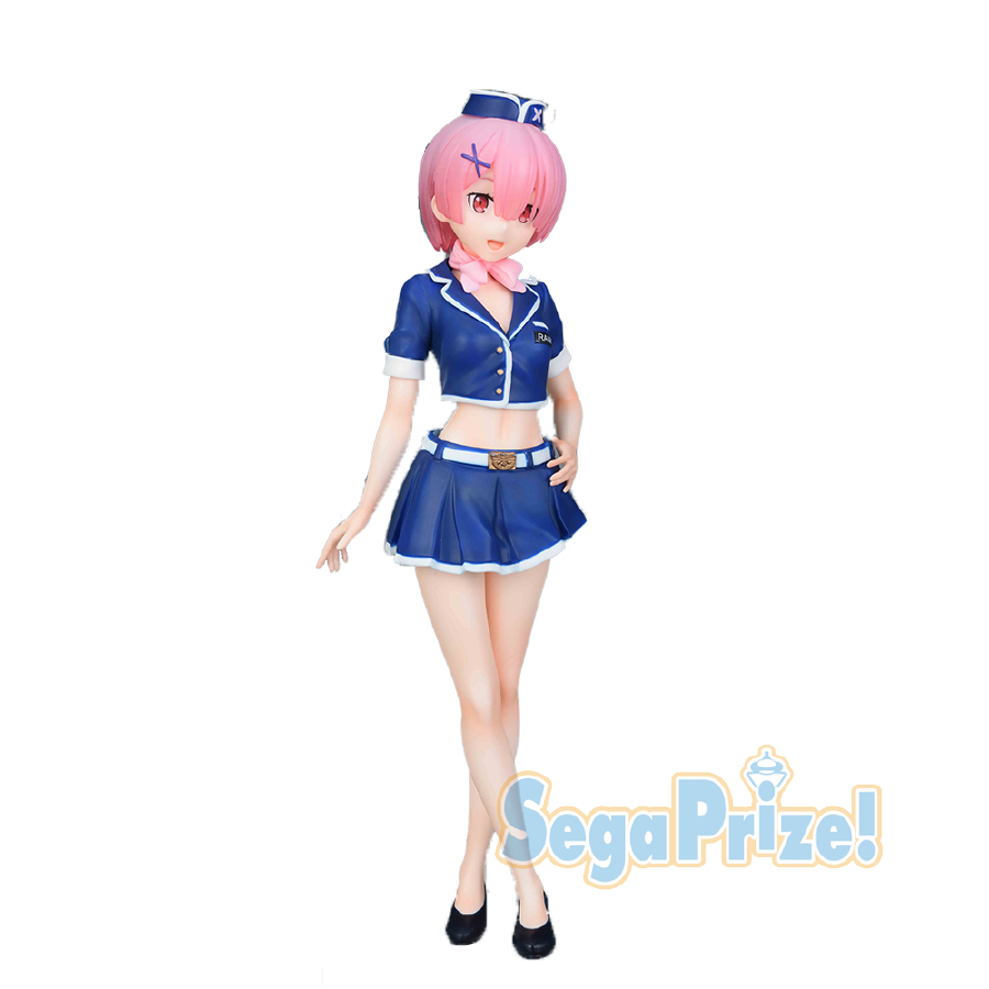 Re:Zero kara Hajimeru Isekai Seikatsu - Ram - SPM Figure - Welcome to Lugnica AirLines! (SEGA)ㅤ – SEGA – ActionFigureBrasil