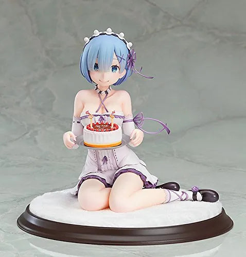Re:Zero kara Hajimeru Isekai Seikatsu - Rem - 1/7 - Birthday Cake ver. - Re-release (Good Smile Company, Kadokawa)ㅤ – Kadokawa – ActionFigureBrasil