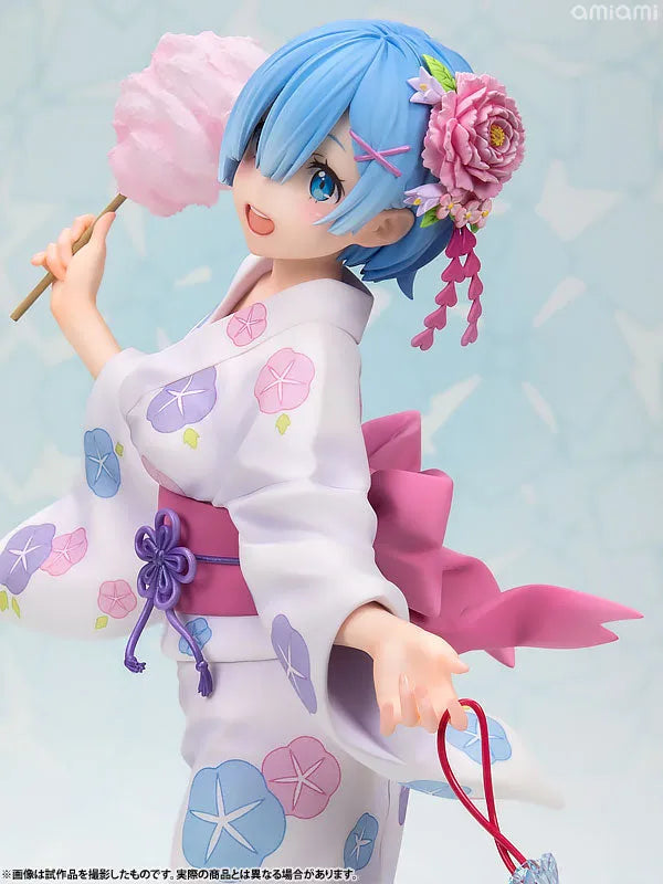 Re:Zero kara Hajimeru Isekai Seikatsu - Rem - 1/7 - Yukata ver. (Kadokawa, Revolve)ㅤ – Kadokawa – ActionFigureBrasil