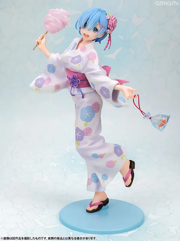 Re:Zero kara Hajimeru Isekai Seikatsu - Rem - 1/7 - Yukata ver. (Kadokawa, Revolve)ㅤ – Kadokawa – ActionFigureBrasil