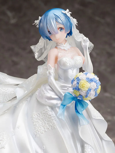 Re:Zero kara Hajimeru Isekai Seikatsu - Rem - F:Nex - 1/7 - Wedding Dress (FuRyu) [Shop Exclusive]ㅤ – FuRyu – ActionFigureBrasil — ângulo diferente
