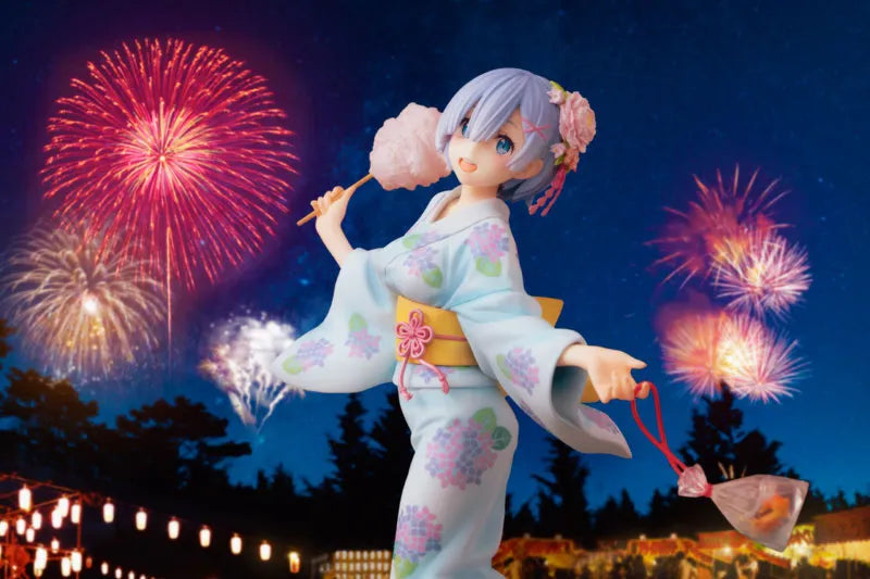 Re:Zero kara Hajimeru Isekai Seikatsu - Rem - KD Colle - 1/7 - Yukata Ver., Repaint (Kadokawa, Revolve)ㅤ – Kadokawa – ActionFigureBrasil