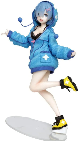 Re:Zero kara Hajimeru Isekai Seikatsu - Rem - Precious Figure - Fluffy Parka Ver. (Taito)ㅤ – Taito – ActionFigureBrasil