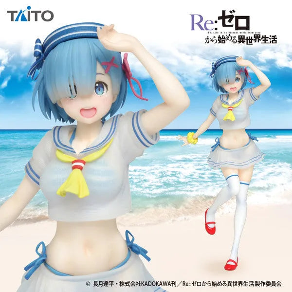 Re:Zero kara Hajimeru Isekai Seikatsu - Rem - Precious Figure - Marine Look ver. (Taito)ㅤ – Taito – ActionFigureBrasil