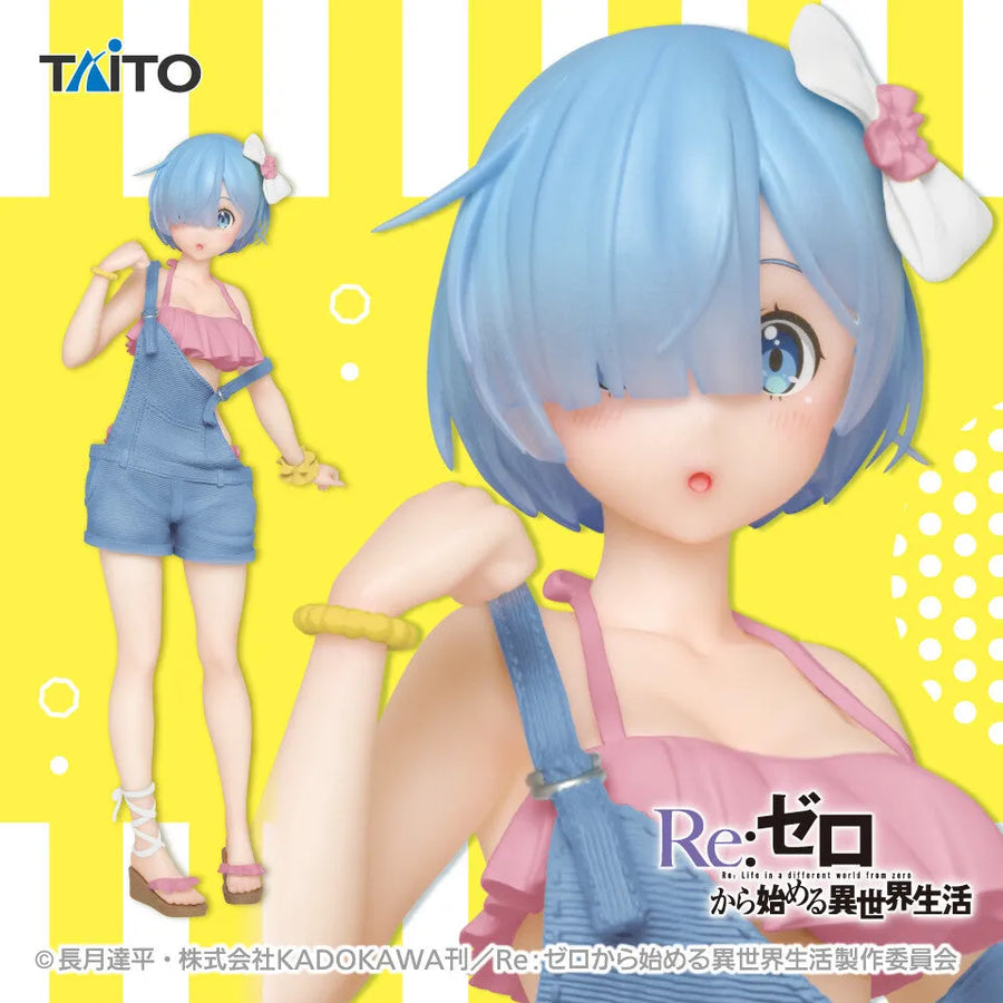 Re:Zero kara Hajimeru Isekai Seikatsu - Rem - Precious Figure - Original Salopette Mizugi Renewal Ver. (Taito)ㅤ – Taito – ActionFigureBrasil