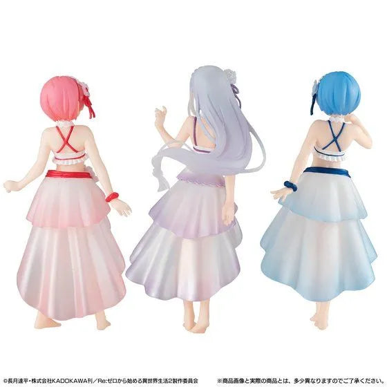 Re:Zero kara Hajimeru Isekai Seikatsu - Rem- Ram - Emilia - Gasha Portraits Special Set (Bandai) [Shop Exclusive]ㅤ – Bandai – ActionFigureBrasil