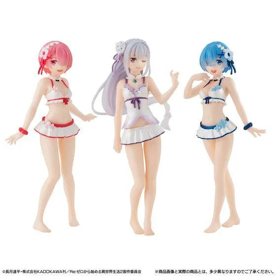 Re:Zero kara Hajimeru Isekai Seikatsu - Rem- Ram - Emilia - Gasha Portraits Special Set (Bandai) [Shop Exclusive]ㅤ – Bandai – ActionFigureBrasil