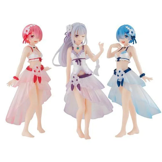 Re:Zero kara Hajimeru Isekai Seikatsu - Rem- Ram - Emilia - Gasha Portraits Special Set (Bandai) [Shop Exclusive]ㅤ – Bandai – ActionFigureBrasil
