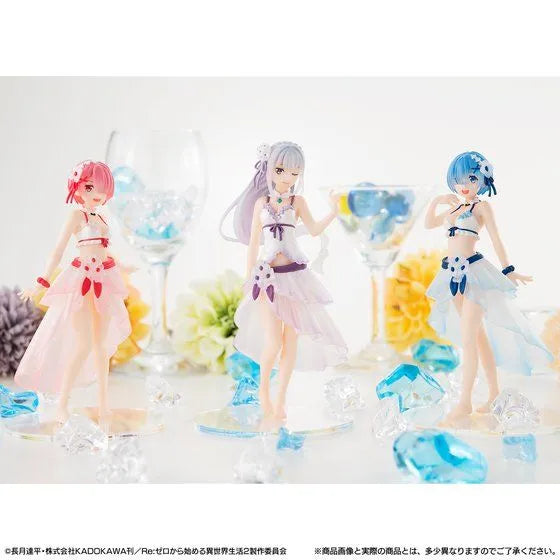 Re:Zero kara Hajimeru Isekai Seikatsu - Rem- Ram - Emilia - Gasha Portraits Special Set (Bandai) [Shop Exclusive]ㅤ – Bandai – ActionFigureBrasil
