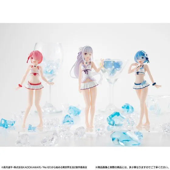 Re:Zero kara Hajimeru Isekai Seikatsu - Rem- Ram - Emilia - Gasha Portraits Special Set (Bandai) [Shop Exclusive]ㅤ – Bandai – ActionFigureBrasil