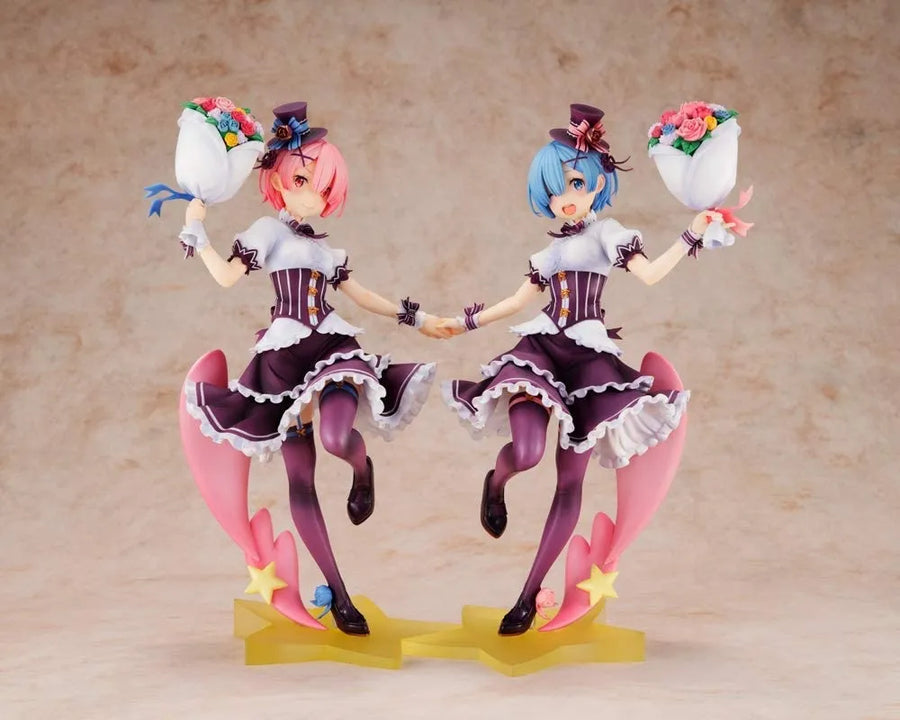 Re:Zero kara Hajimeru Isekai Seikatsu - Rem - Ram - KDcolle - 1/7 - Birthday Ver. Complete Set - 2 Figures (Kadokawa)ㅤ – Kadokawa – ActionFigureBrasil