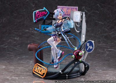 Re:Zero kara Hajimeru Isekai Seikatsu - Rem - Shibuya Scramble Figure - 1/7 - Neon City Ver. (Alpha Satellite) [Shop Exclusive]ㅤ – Alpha Satellite,eStream – ActionFigureBrasil