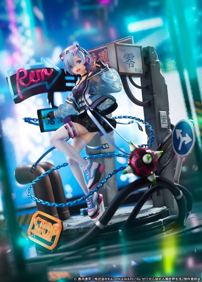 Re:Zero kara Hajimeru Isekai Seikatsu - Rem - Shibuya Scramble Figure - 1/7 - Neon City Ver. (Alpha Satellite) [Shop Exclusive]ㅤ – Alpha Satellite,eStream – ActionFigureBrasil