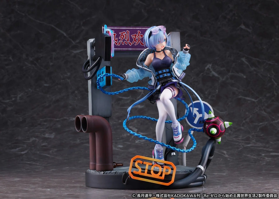 Re:Zero kara Hajimeru Isekai Seikatsu - Rem - Shibuya Scramble Figure - 1/7 - Neon City Ver. (Alpha Satellite) [Shop Exclusive]ㅤ – eStream – ActionFigureBrasil